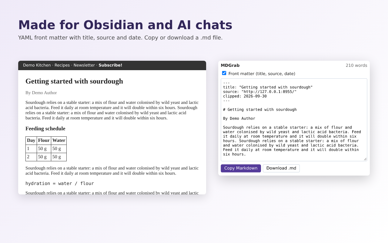 MDGrab screenshot 2