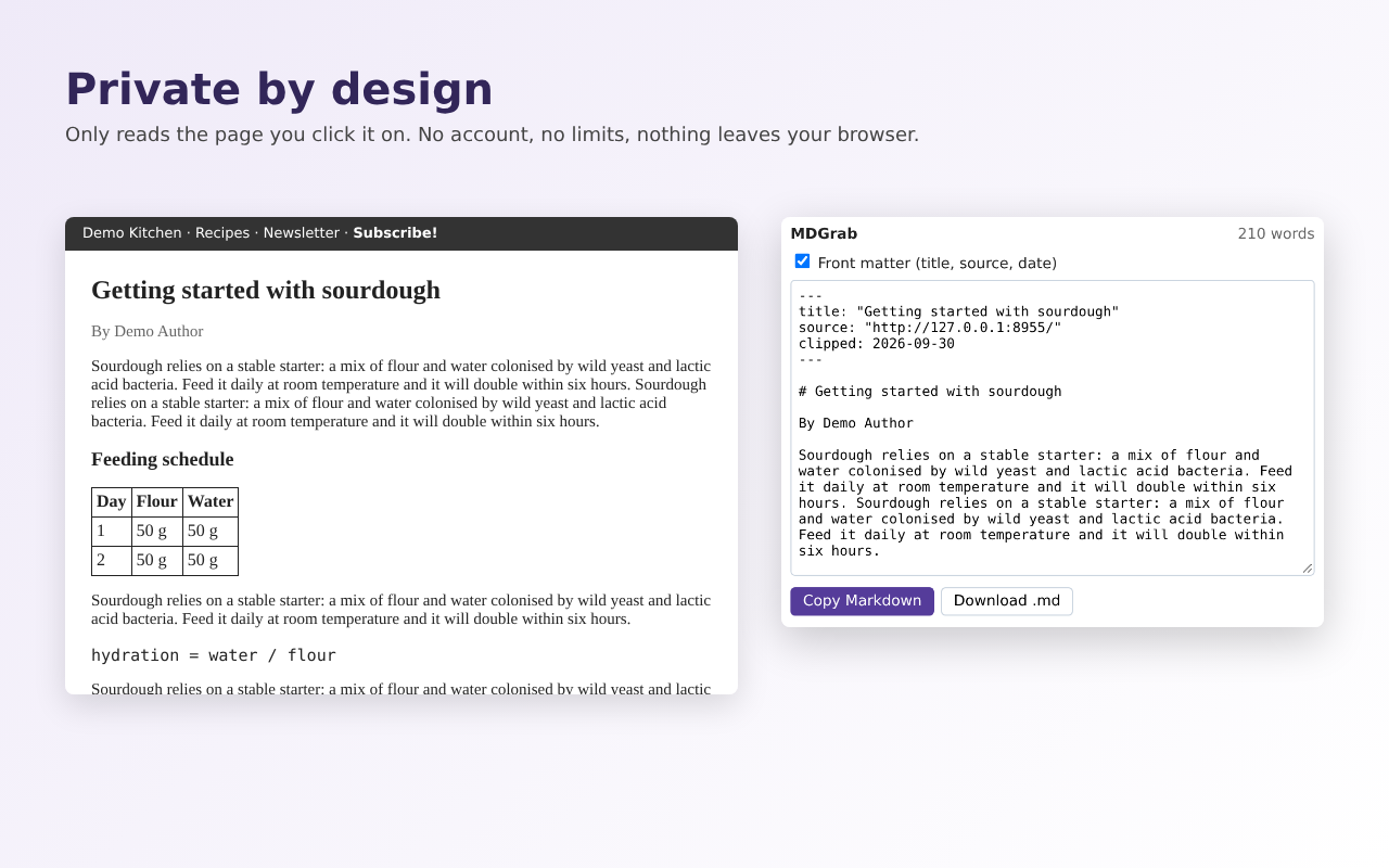 MDGrab screenshot 3